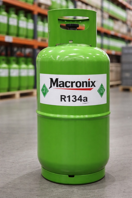 Butla czynnika R134a 12 kg z logo Macronix